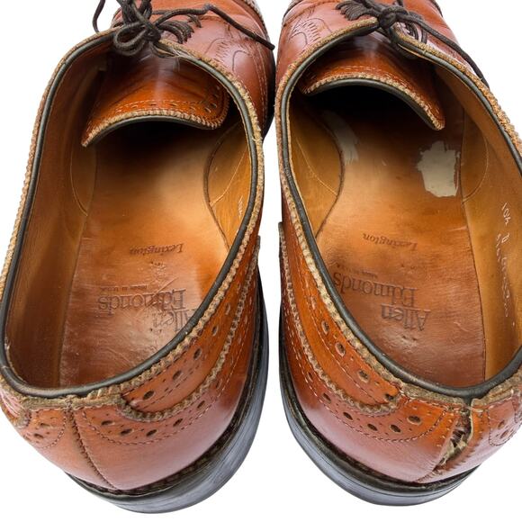 Allen Edmonds Lexington Cap Toe Oxford 10.5D Brown Dress Shoes main image 8
